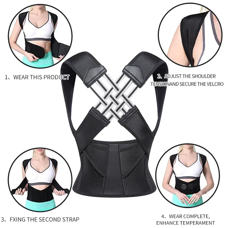 Four steps to fit the TrueLine Pro posture frame